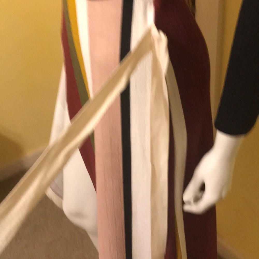 Zara striped wrap bo-ho skirt - Picture 6 of 8